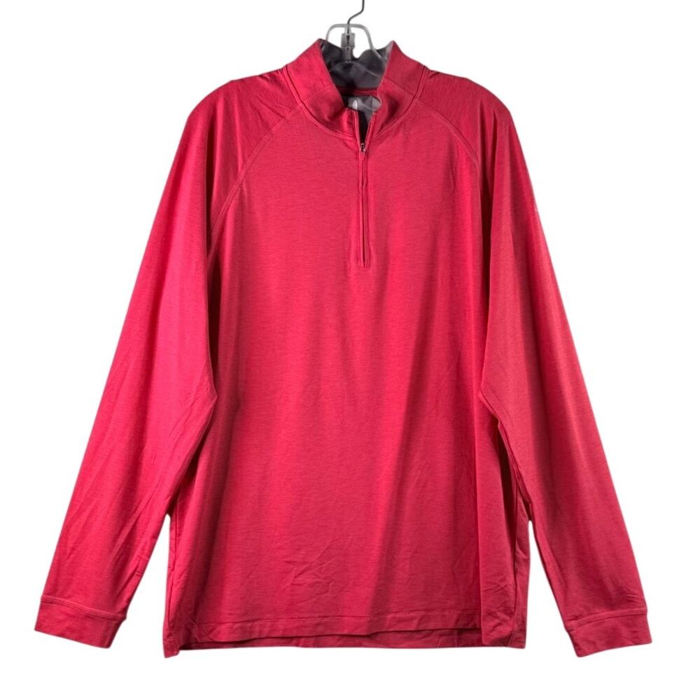 Johnnie-O - Freeborne Performance 1/4 Zip Pullover Azalea Pink Mens Large Golf